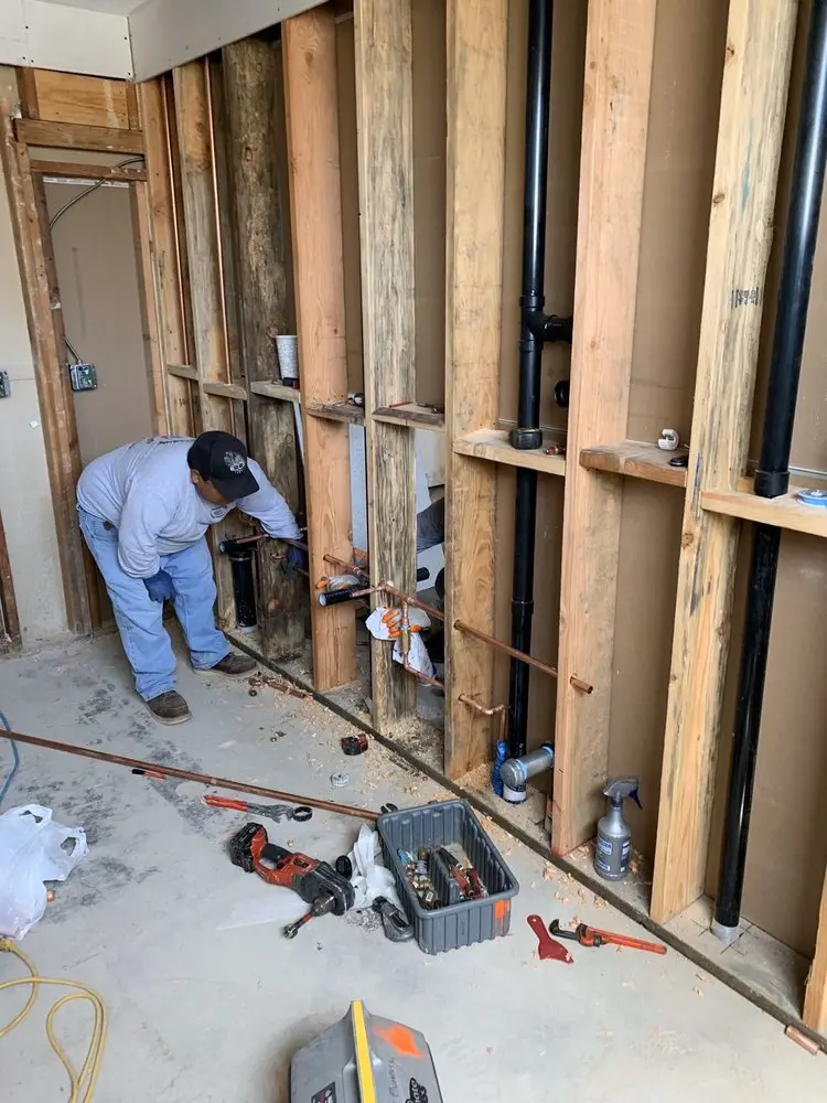 Commercial rough-in plumbing for Gas Line Repair in Mansfield Hollow